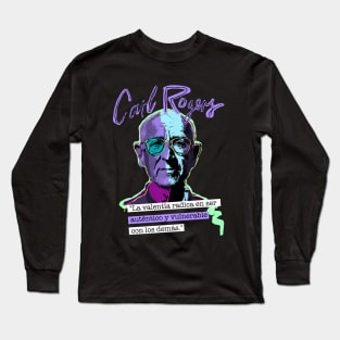 Carl Rogers Quote Long Sleeve T-Shirt